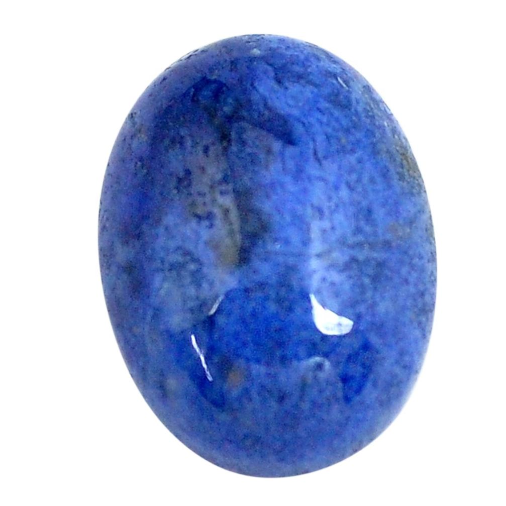 Natural 14.35cts dumortierite blue cabochon 18x13 mm oval loose gemstone s13168