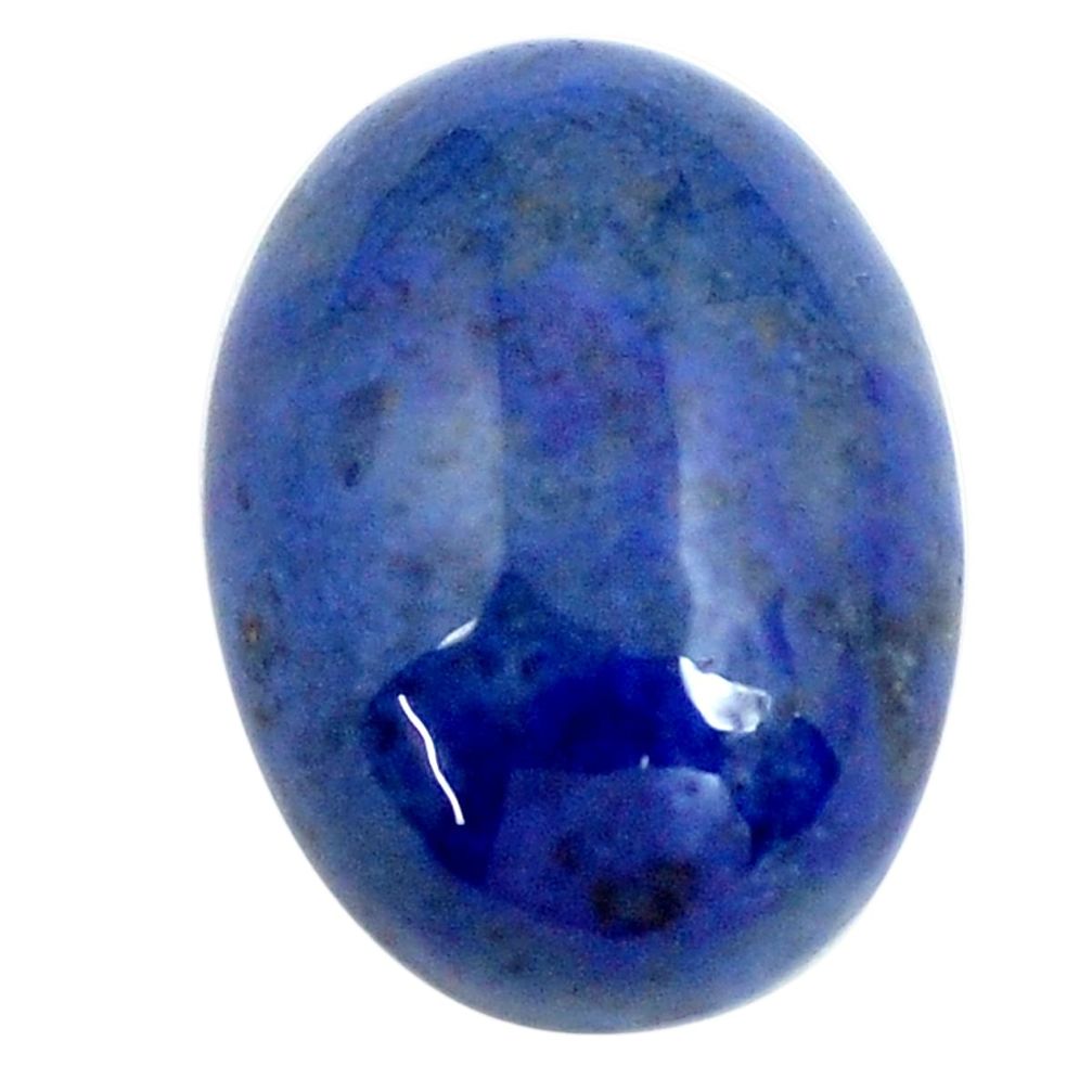 Natural 13.40cts dumortierite blue cabochon 18x13 mm oval loose gemstone s13169