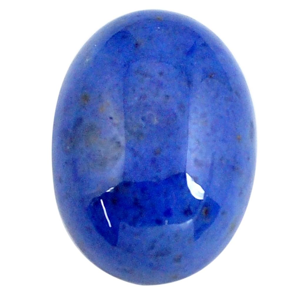 Natural 12.40cts dumortierite blue cabochon 18x13 mm oval loose gemstone s13171