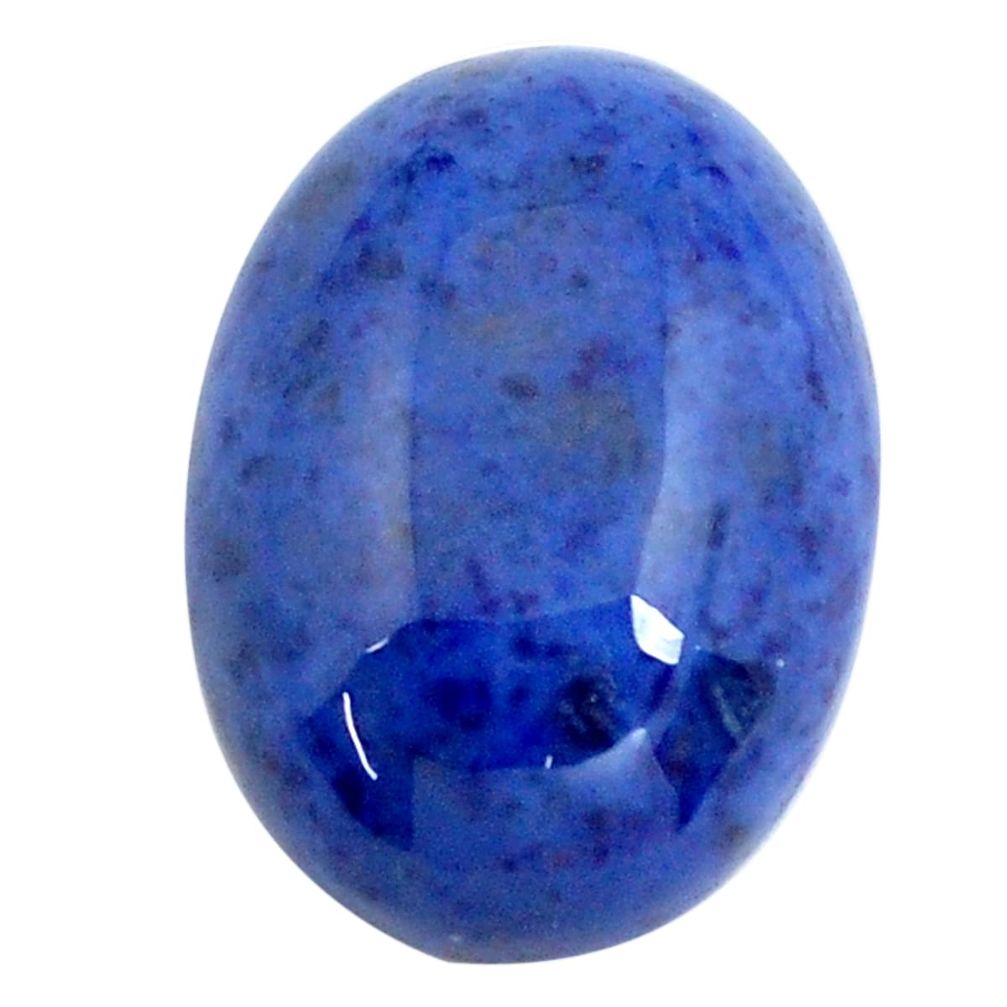 Natural 12.35cts dumortierite blue cabochon 18x13 mm oval loose gemstone s13172