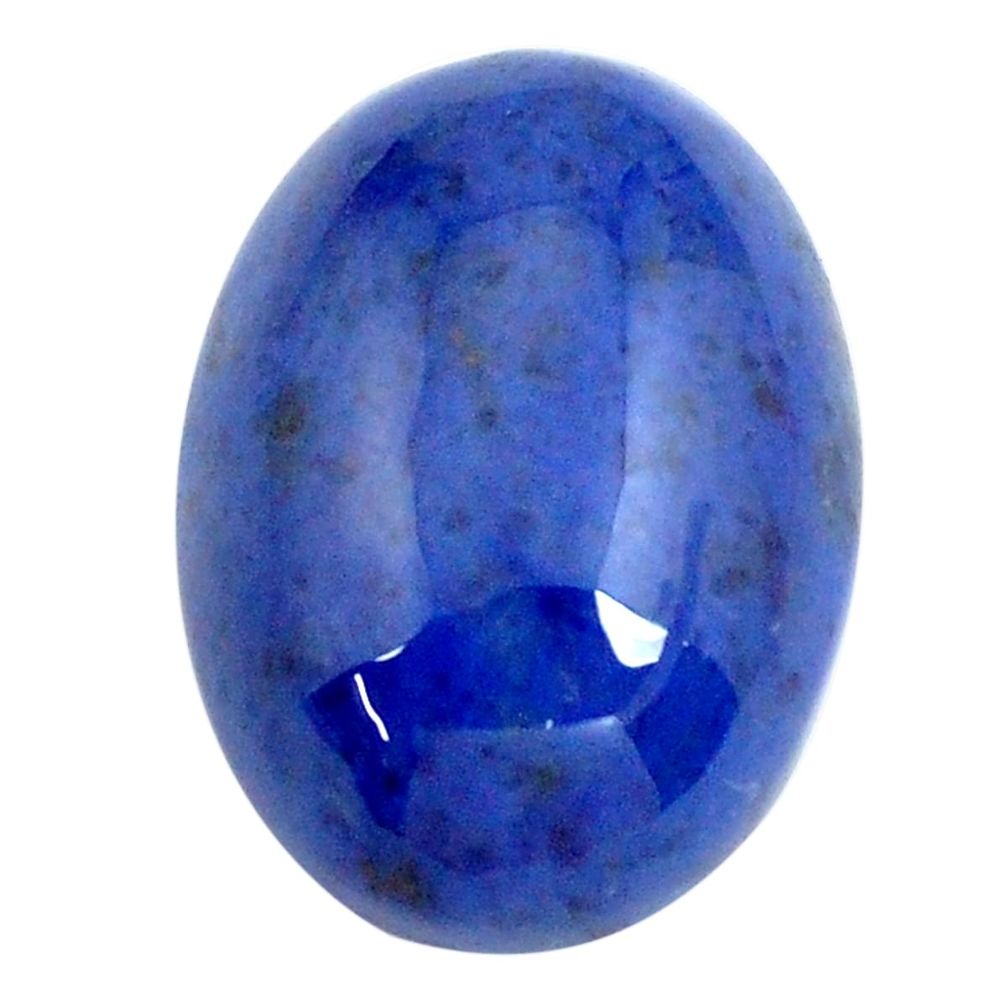 Natural 13.45cts dumortierite blue cabochon 18x13 mm oval loose gemstone s13176