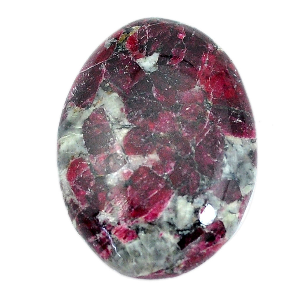 Natural 26.30cts eudialyte pink cabochon 28x21 mm oval loose gemstone s11287