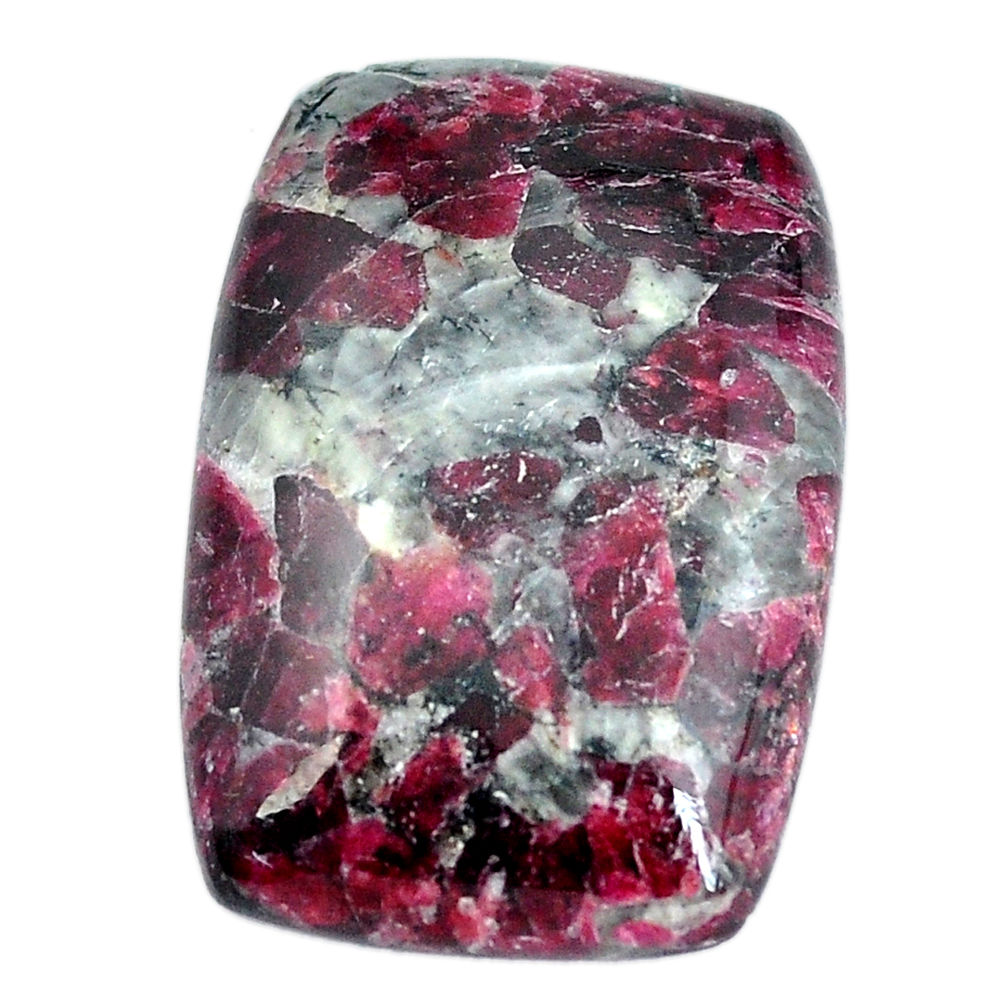 Natural 34.45cts eudialyte pink cabochon 30x21 mm octagan loose gemstone s11281