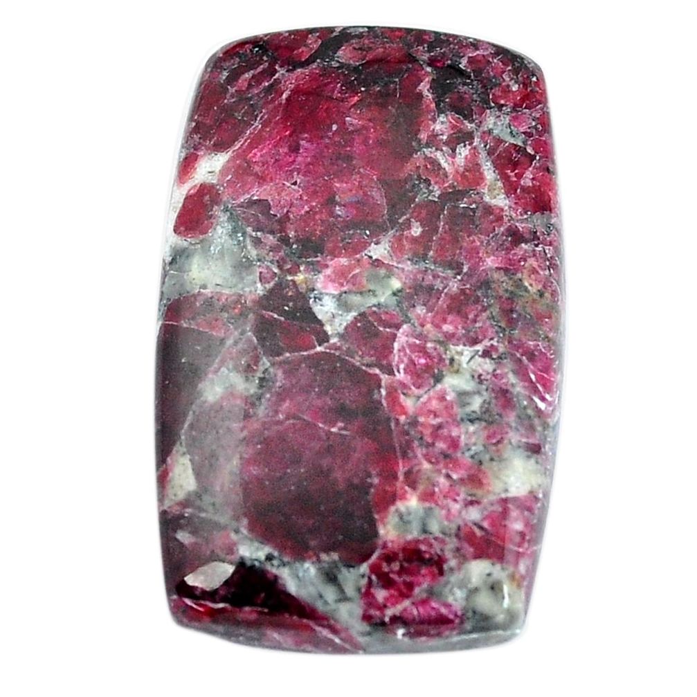 Natural 31.30cts eudialyte pink cabochon 32x20 mm octagan loose gemstone s11283