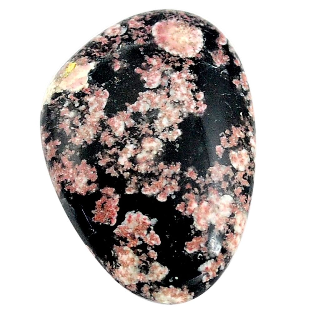 Natural 13.15cts firework obsidian pink 26x17.5 mm fancy loose gemstone s14473