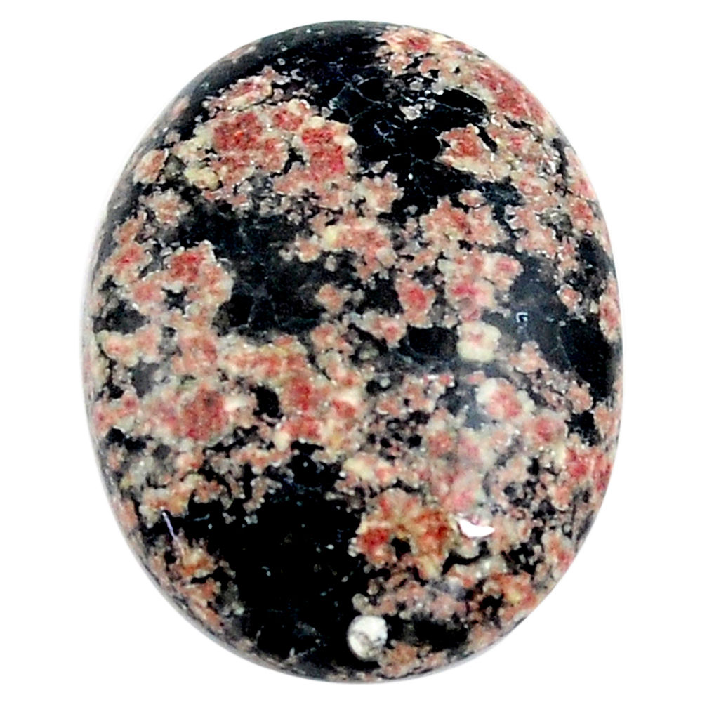 Natural 13.40cts firework obsidian pink cabochon 22x17 mm loose gemstone s14450