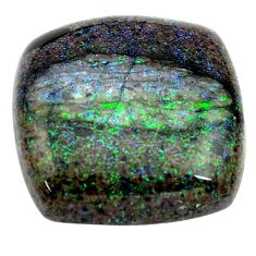 Natural 12.40cts honduran matrix opal black 18.5x18 mm loose gemstone s13858