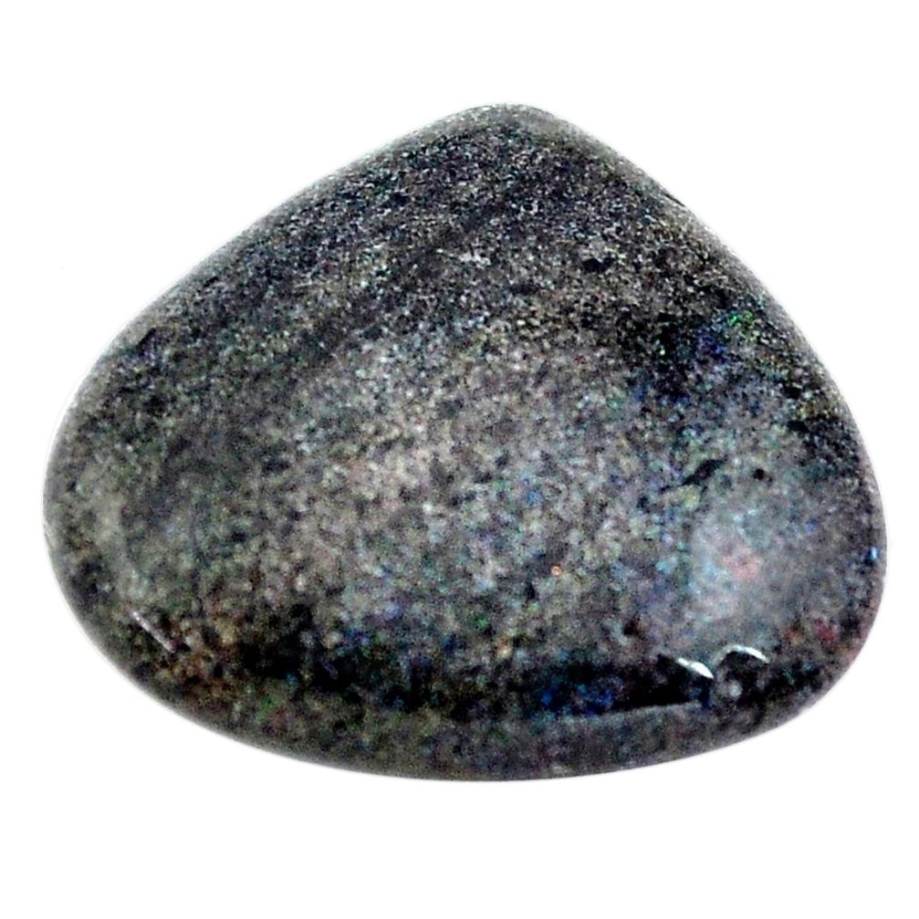 Natural 10.15cts honduran matrix opal black 20x22 mm fancy loose gemstone s13843