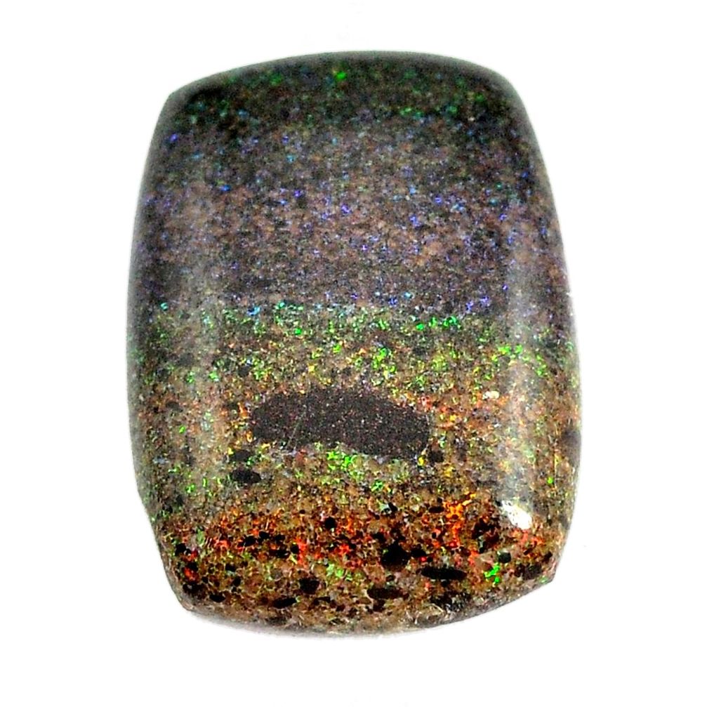 Natural 13.45cts honduran matrix opal black 22.5x16.5 mm loose gemstone s13201