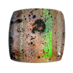 Natural 16.30cts honduran matrix opal black 22x22 mm loose gemstone s13203