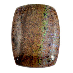 Natural 14.45cts honduran matrix opal black 25x18 mm loose gemstone s13214