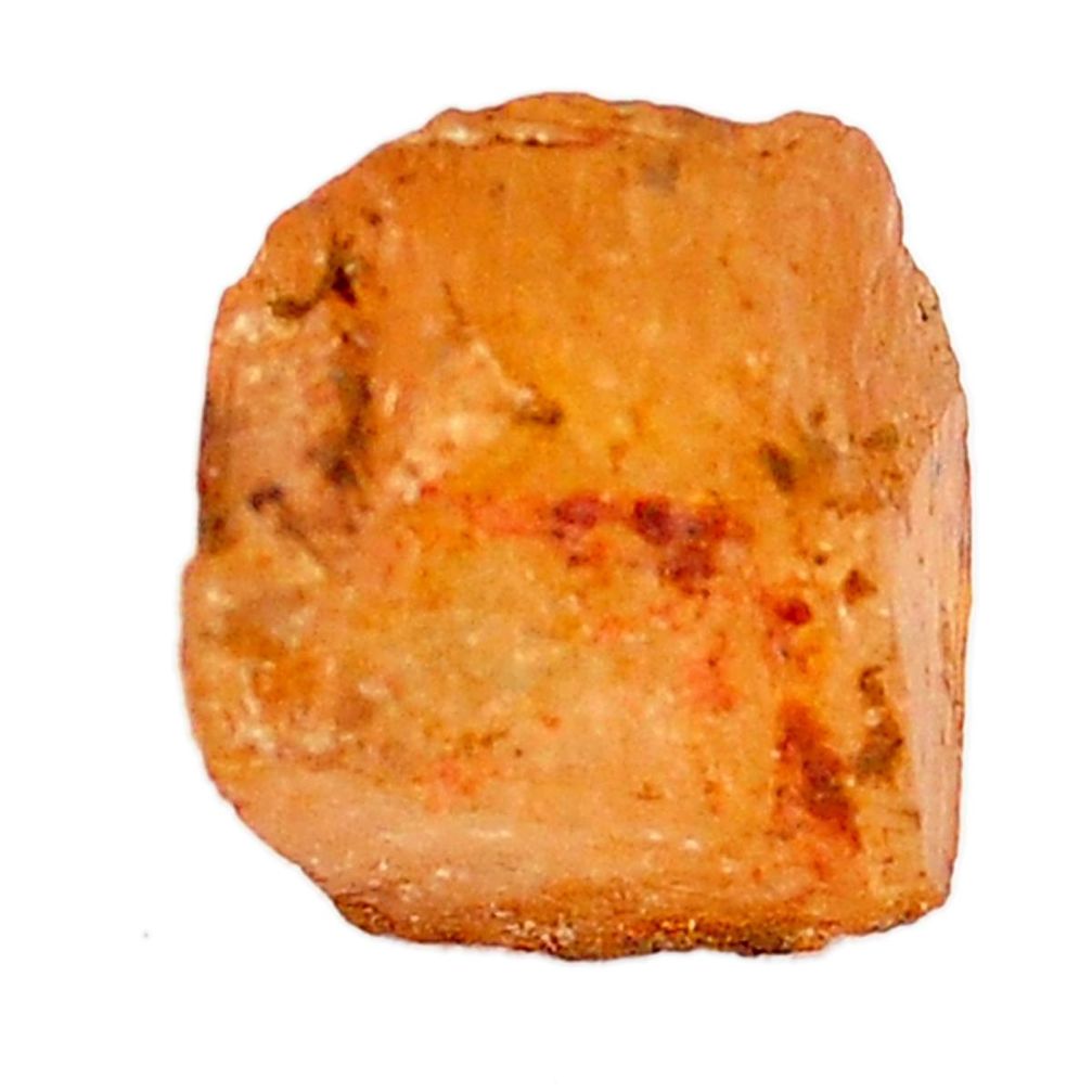 Natural 17.40cts imperial topaz golden rough 13.5x12 mm loose gemstone s11410