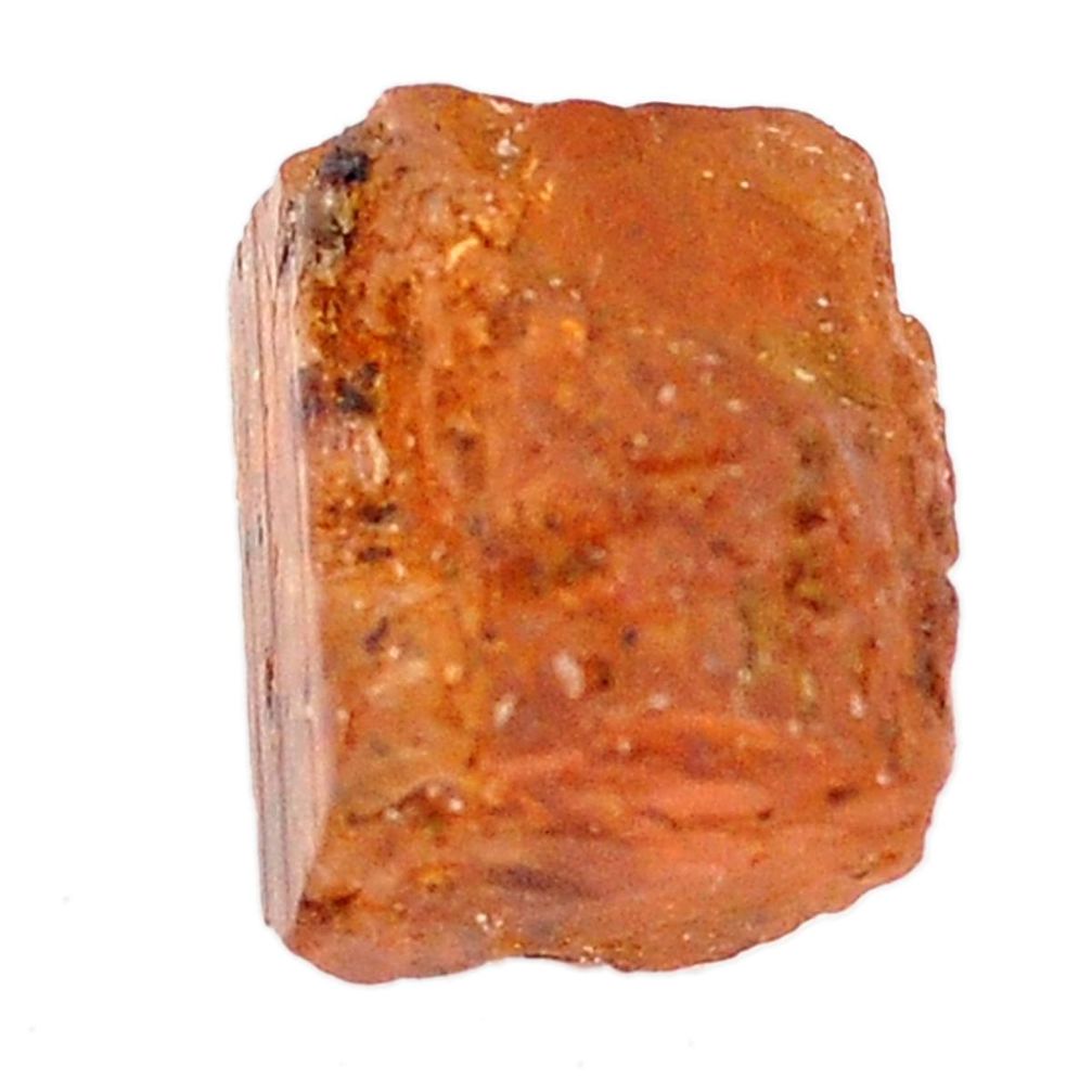 Natural 23.10cts imperial topaz golden rough 14x12.5 mm loose gemstone s11452