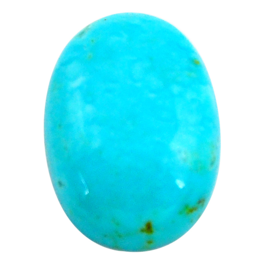 Natural 5.10cts kingman turquoise green cabochon 15x10 mm loose gemstone s14242