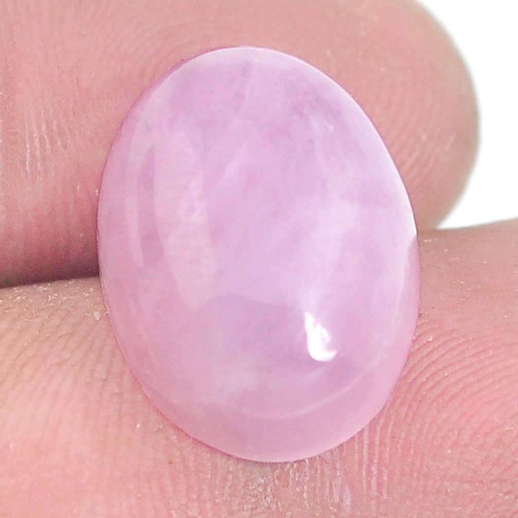 Natural 14.45cts kunzite pink cabochon 18x13 mm oval loose gemstone s10441