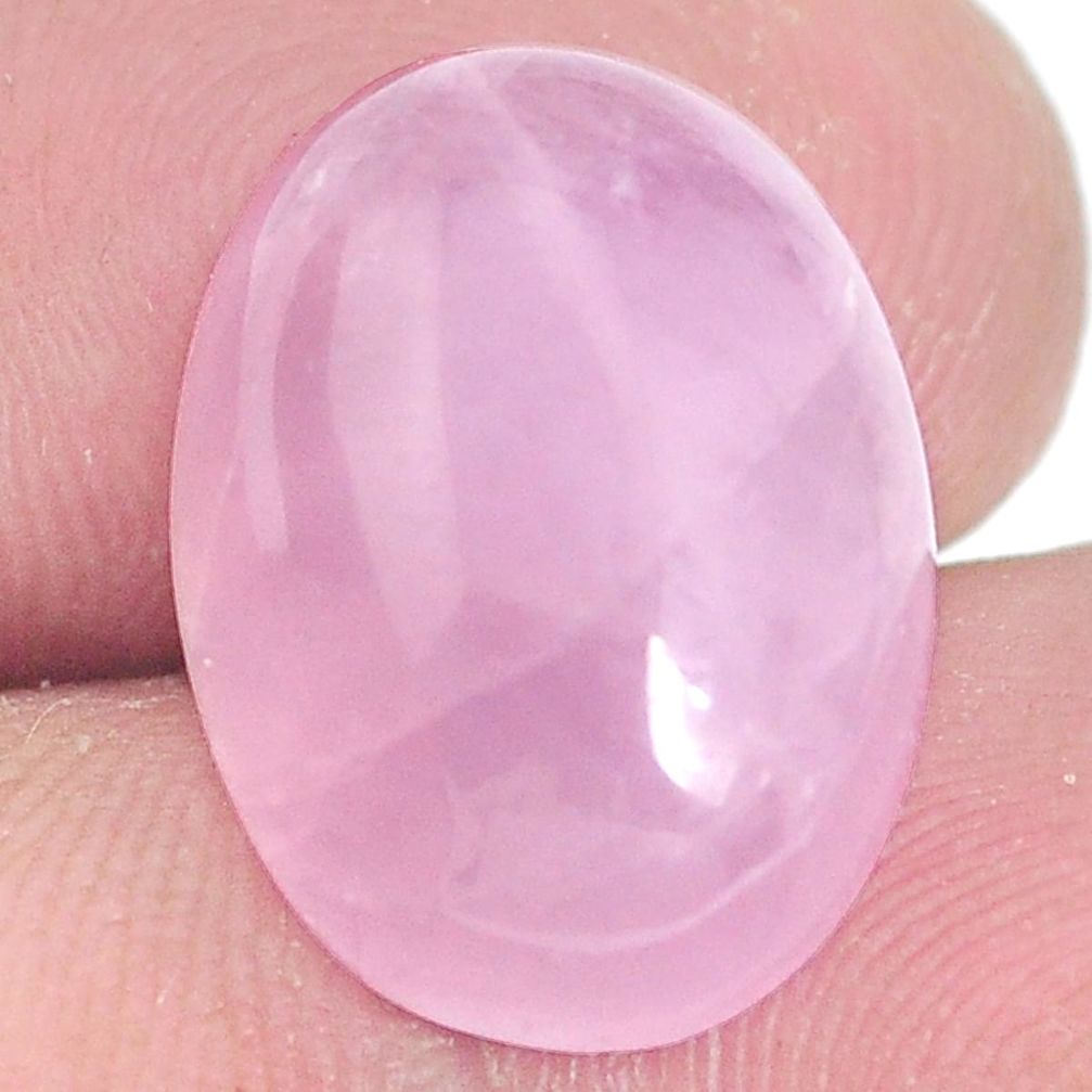 Natural 15.10cts kunzite pink cabochon 18x13 mm oval loose gemstone s10443