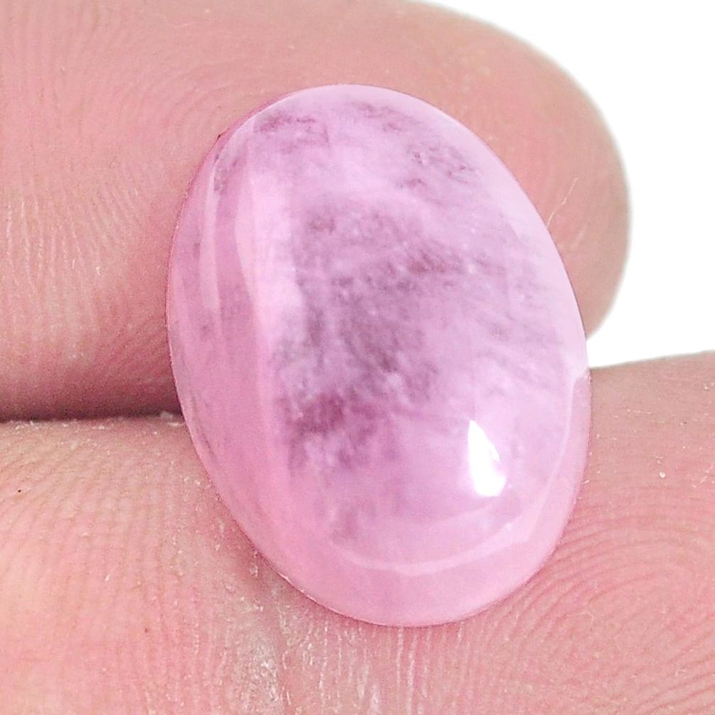 Natural 14.15cts kunzite pink cabochon 18x13 mm oval loose gemstone s10444