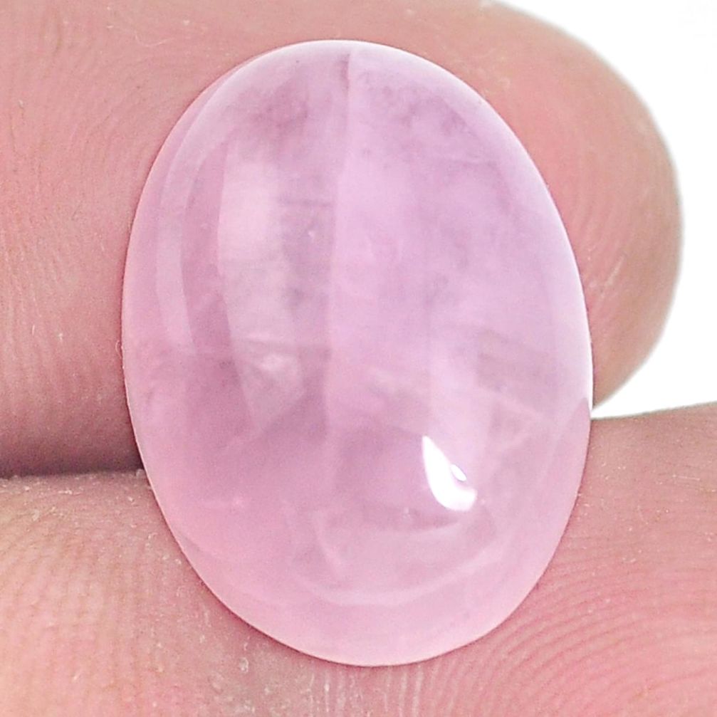 Natural 14.10cts kunzite pink cabochon 18x13 mm oval loose gemstone s10445