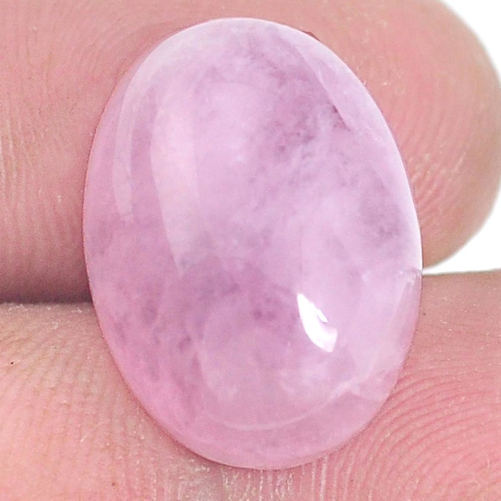 Natural 13.45cts kunzite pink cabochon 18x13 mm oval loose gemstone s10446