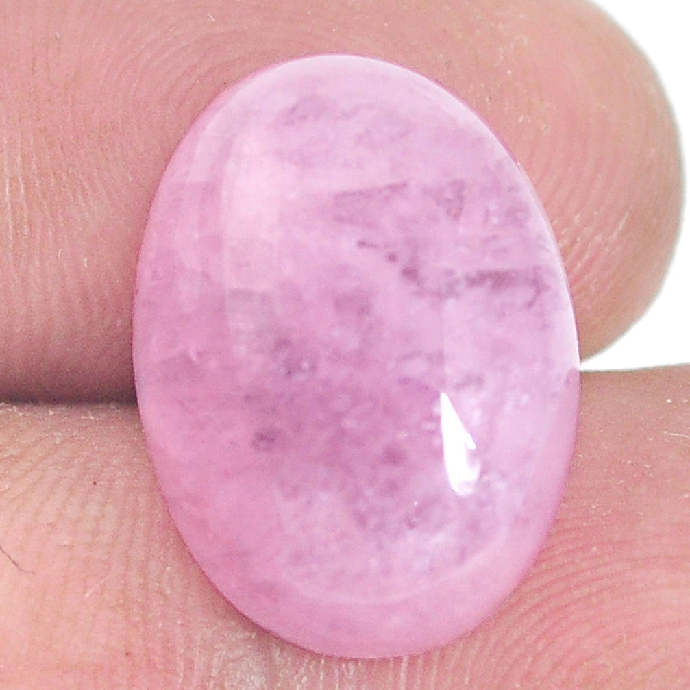 Natural 13.45cts kunzite pink cabochon 18x13 mm oval loose gemstone s10449