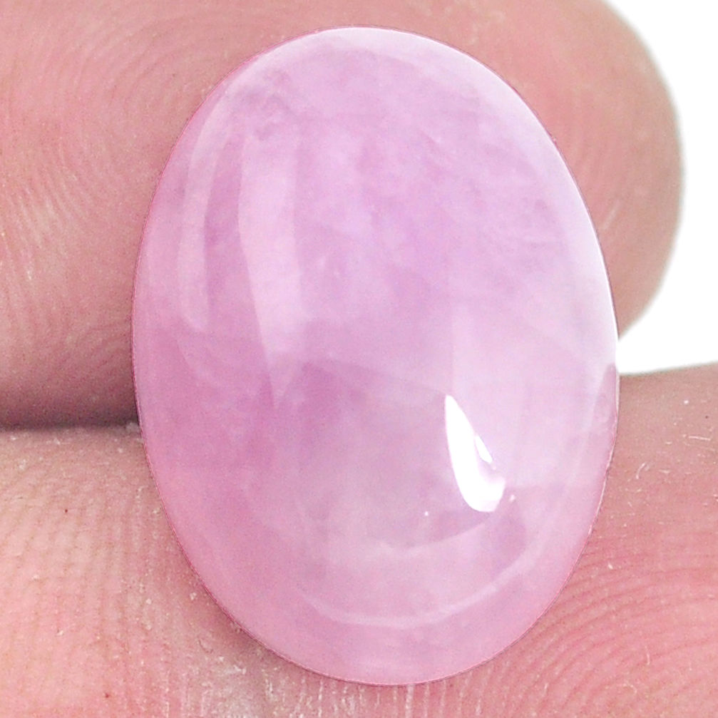 Natural 14.45cts kunzite pink cabochon 18x13 mm oval loose gemstone s10453