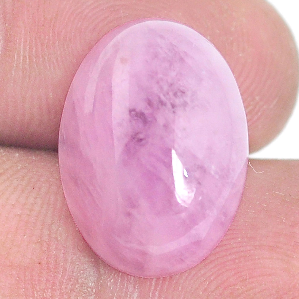 Natural 14.45cts kunzite pink cabochon 18x13 mm oval loose gemstone s10456