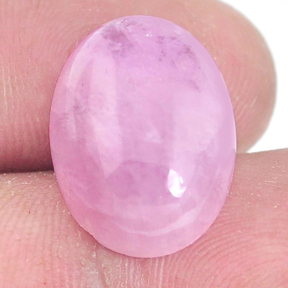 Natural 14.45cts kunzite pink cabochon 18x13 mm oval loose gemstone s10457