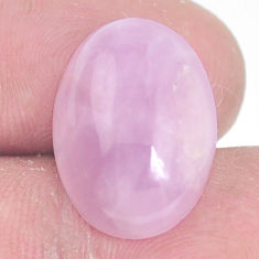 Natural 15.10cts kunzite pink cabochon 18x13 mm oval loose gemstone s10459