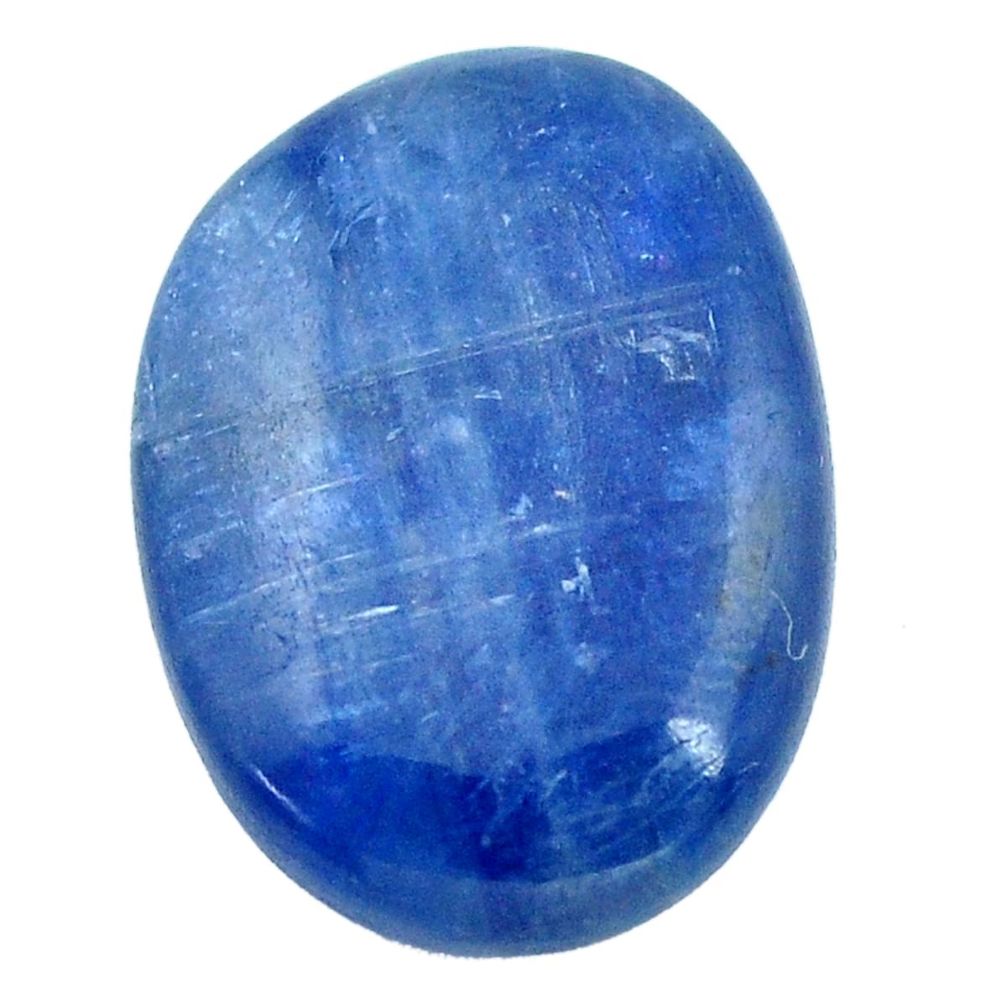 Natural 19.35cts kyanite blue cabochon 22.5x16.5 mm fancy loose gemstone s12288