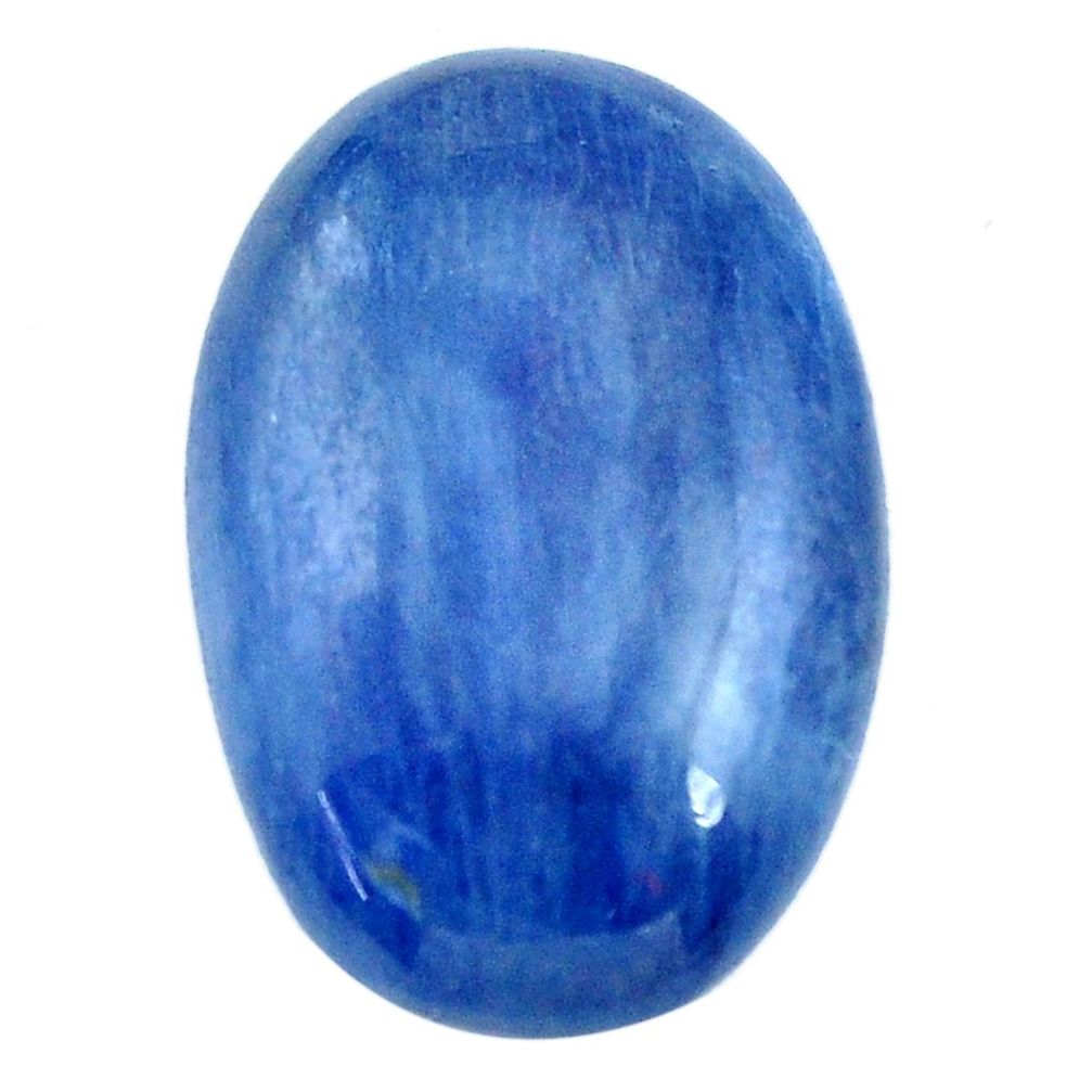 Natural 21.25cts kyanite blue cabochon 24x16 mm oval loose gemstone s12291