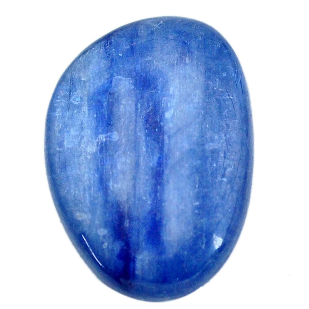 Natural 25.74cts kyanite blue cabochon 26x18 mm fancy loose gemstone s12281