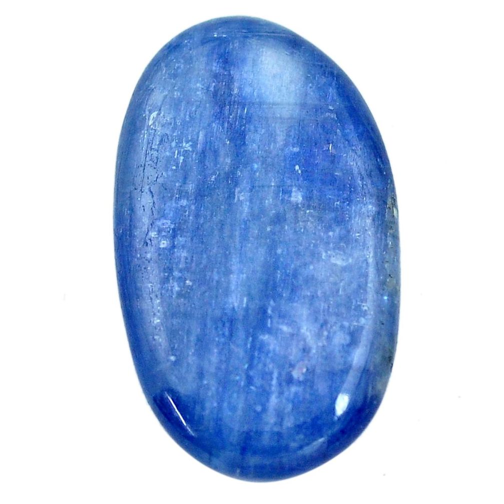 Natural 28.45cts kyanite blue cabochon 31x18 mm fancy loose gemstone s12295