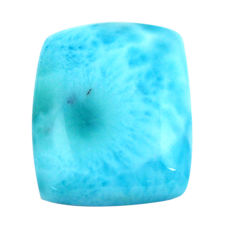 Natural 12.40cts larimar blue cabochon 18x15 mm cushion loose gemstone s14776