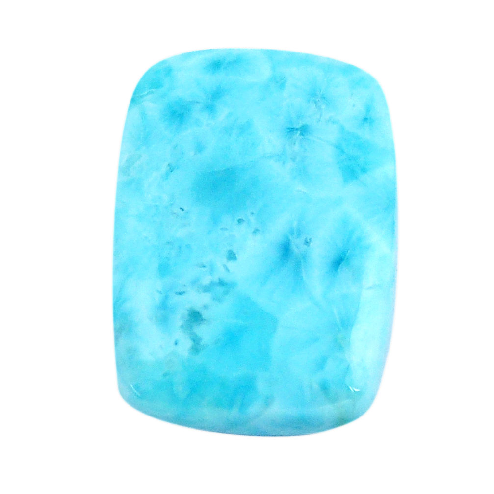 Natural 18.45cts larimar blue cabochon 21x15 mm octagan loose gemstone s14775