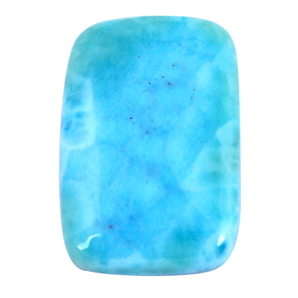 Natural 22.35cts larimar blue cabochon 25x16 mm octagan loose gemstone s11205