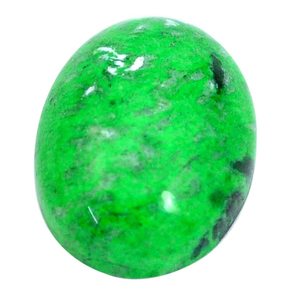 Natural 17.40cts maw sit sit green cabochon 20x15 mm oval loose gemstone s10387