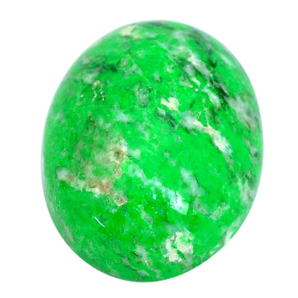 Natural 17.40cts maw sit sit green cabochon 20x15 mm oval loose gemstone s10390