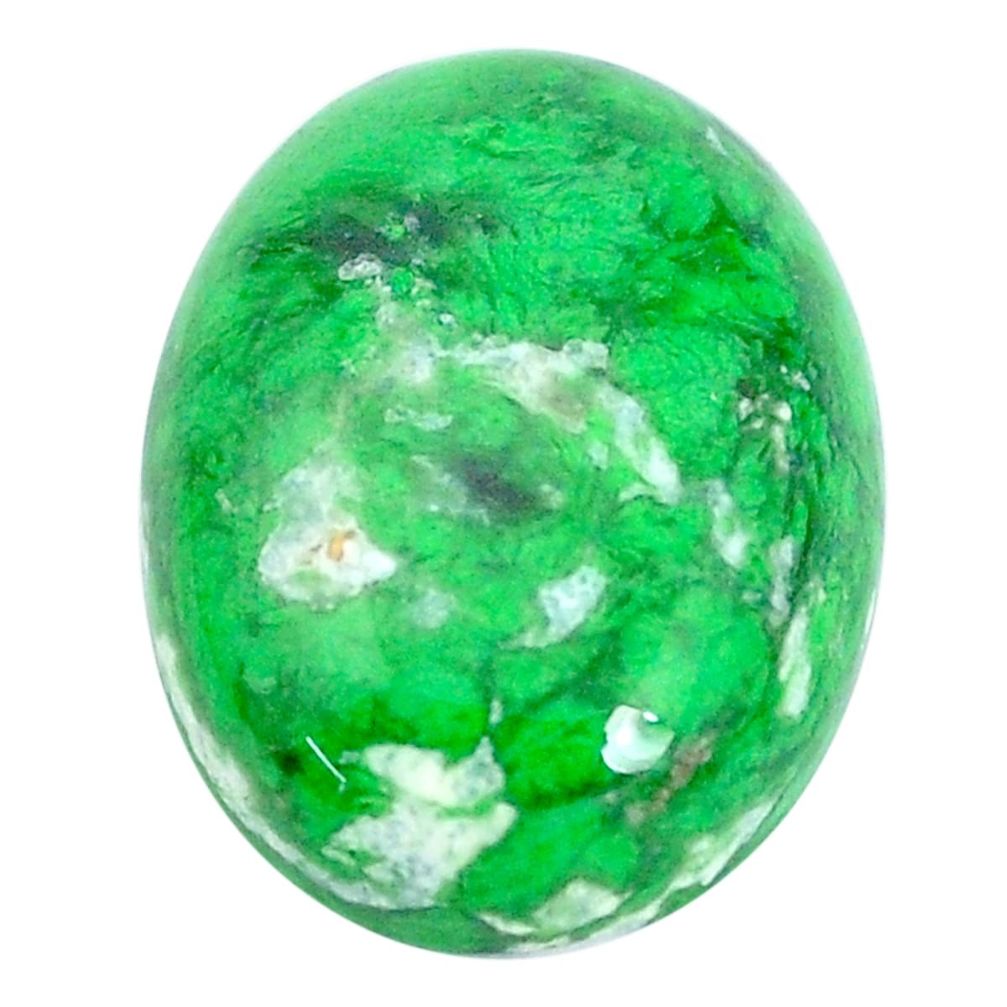 Natural 17.35cts maw sit sit green cabochon 20x15 mm oval loose gemstone s10395