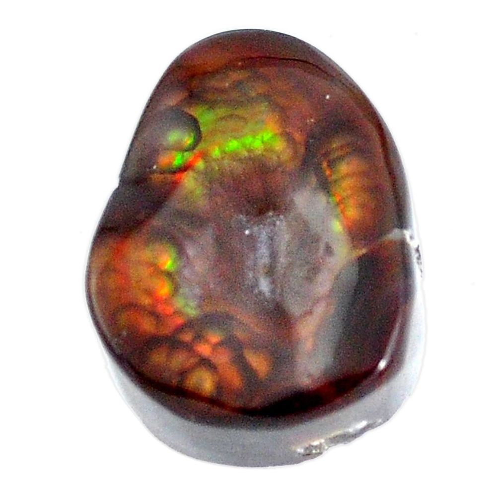 Natural 25.10cts mexican fire agate multicolor 20x15 mm loose gemstone s11668