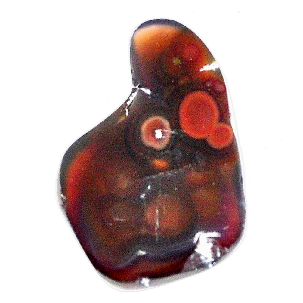 Natural 17.40cts mexican fire agate multicolor 24x17 mm loose gemstone s11643