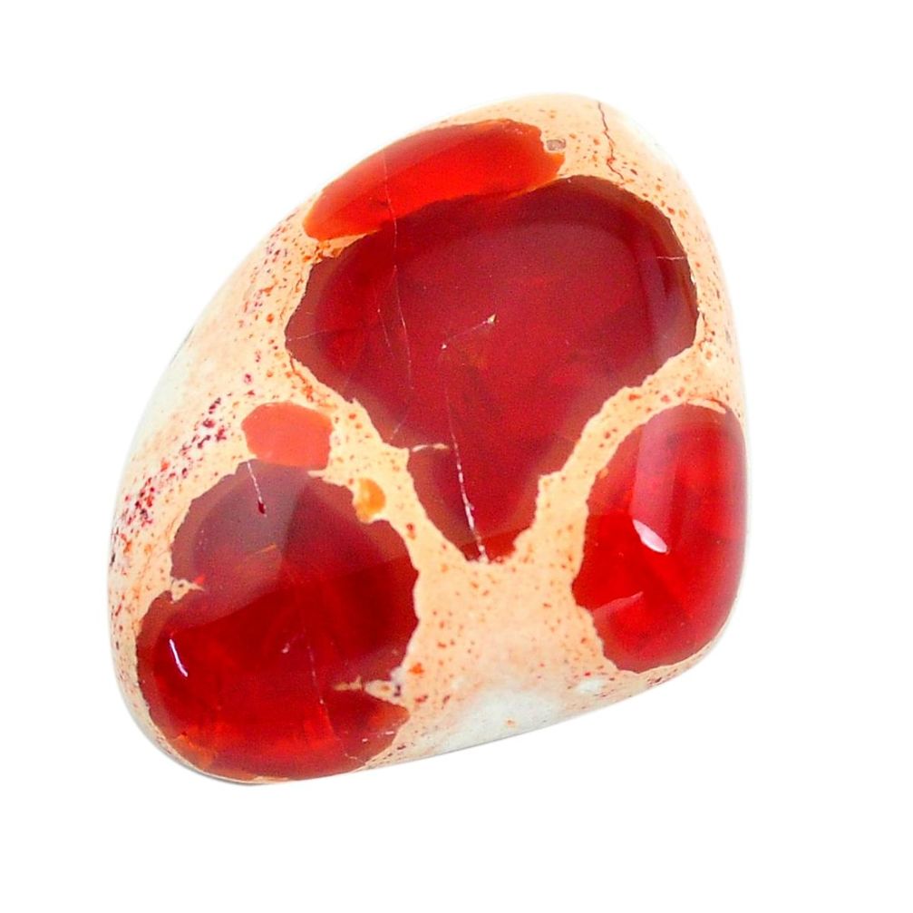 Natural 36.30cts mexican fire opal collector 29x22 mm loose gemstone s12463