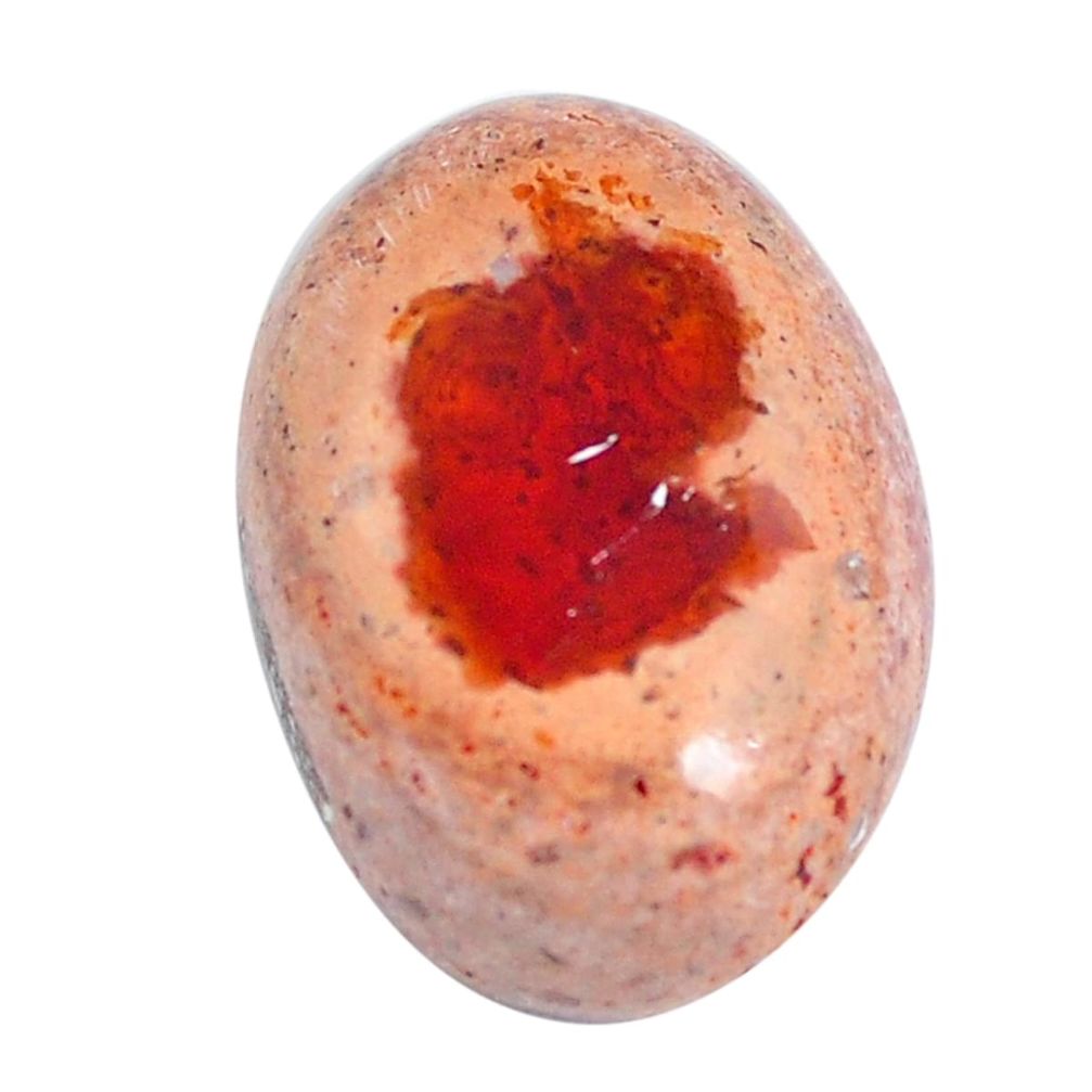 Natural 12.40cts mexican fire opal orange 20x14 mm fancy loose gemstone s10839