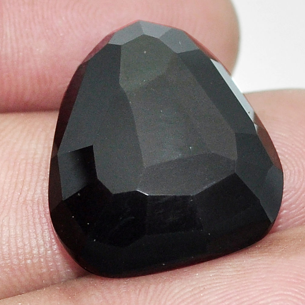 Natural 17.35cts obsidian eye rainbow cabochon 22.5x18 mm loose gemstone s9928