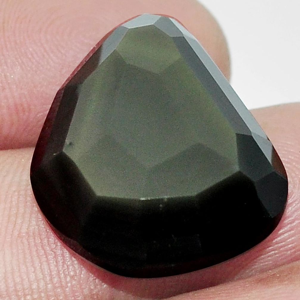 Natural 20.10cts obsidian eye rainbow cabochon 22x17.5 mm loose gemstone s9935