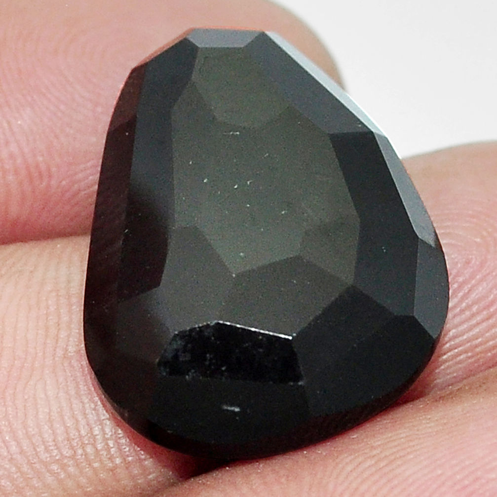 Natural 17.35cts obsidian eye rainbow cabochon 23.5x17 mm loose gemstone s9939