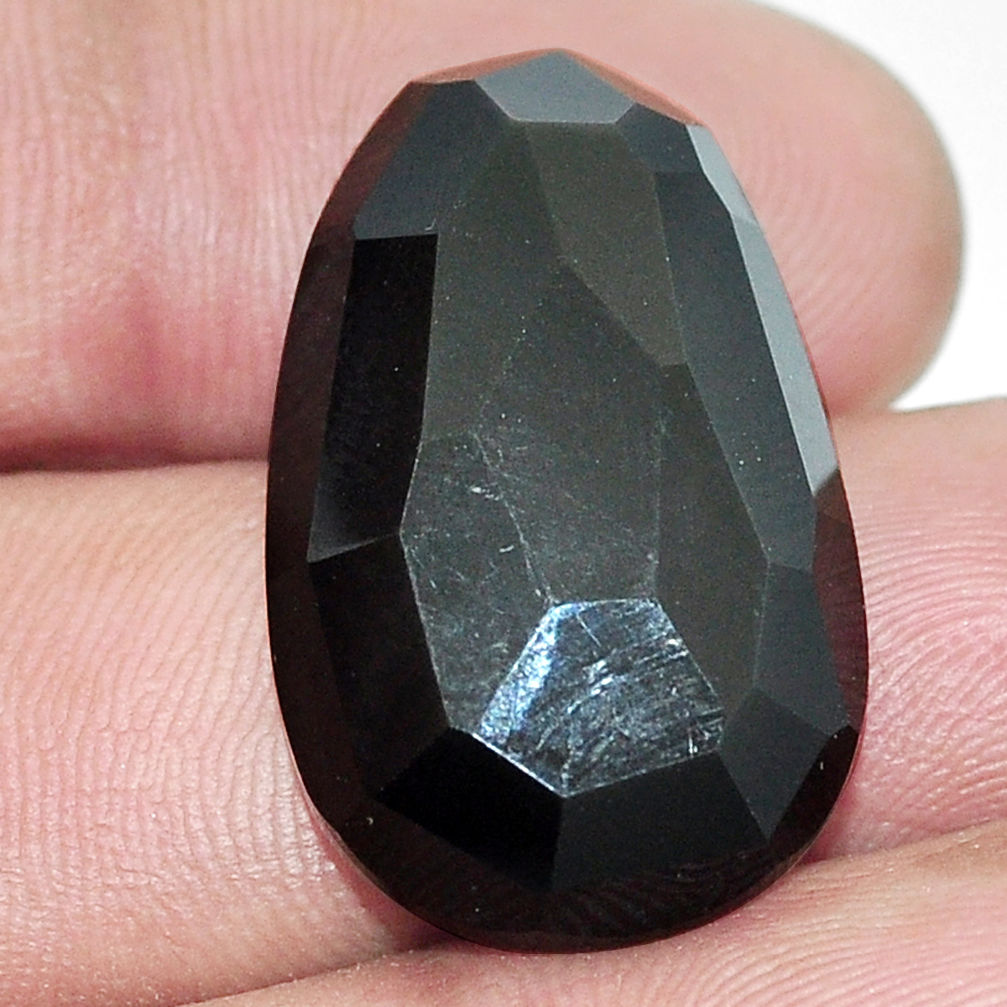 Natural 18.45cts obsidian eye rainbow cabochon 24x16 mm loose gemstone s9923