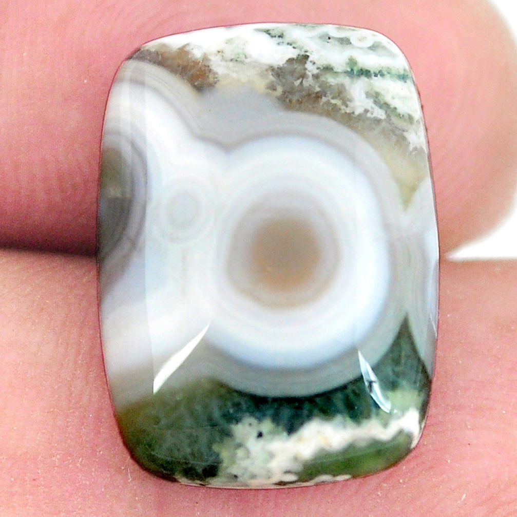 Natural 12.25cts ocean sea jasper (madagascar) 18x13 mm loose gemstone s11493