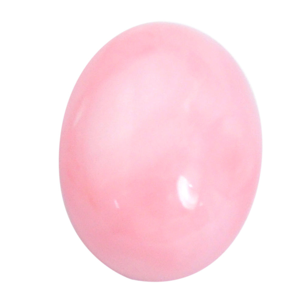 Natural 9.45cts opal pink cabochon 16x12 mm oval loose gemstone s10323