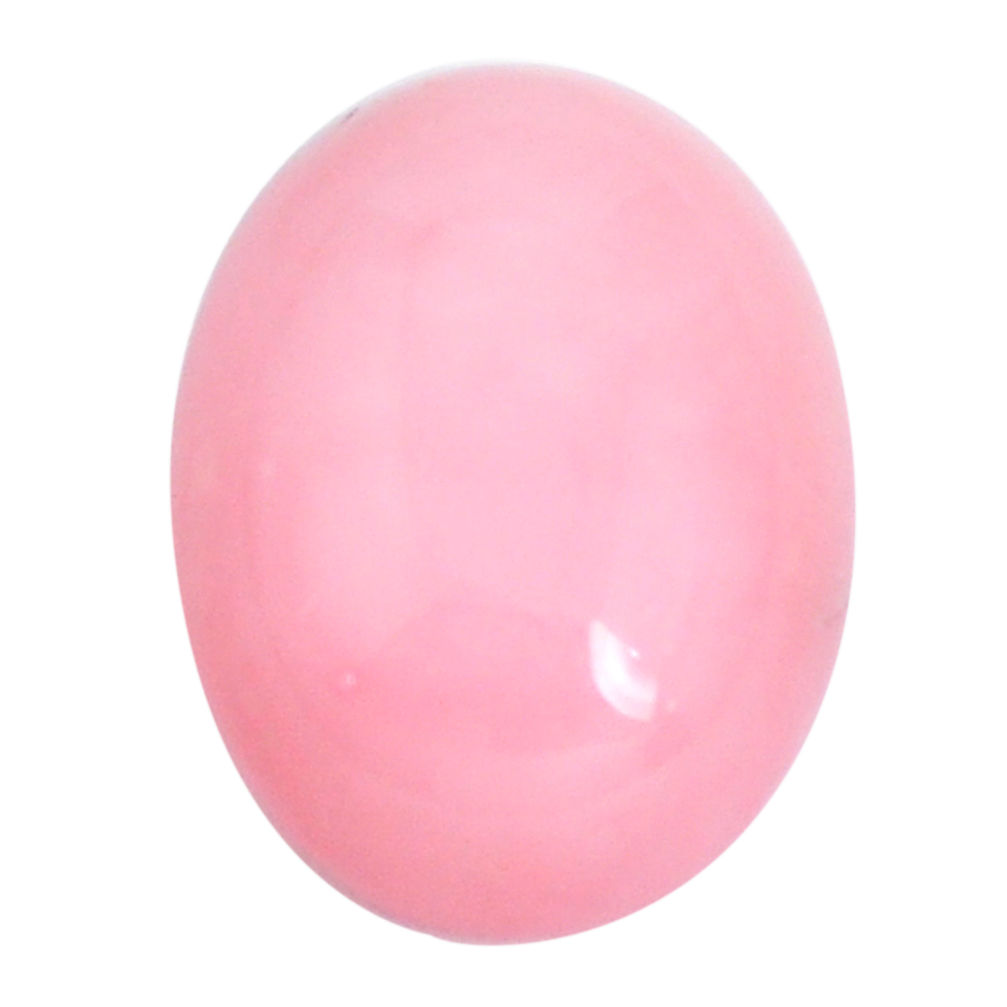 Natural 9.45cts opal pink cabochon 16x12 mm oval loose gemstone s10324
