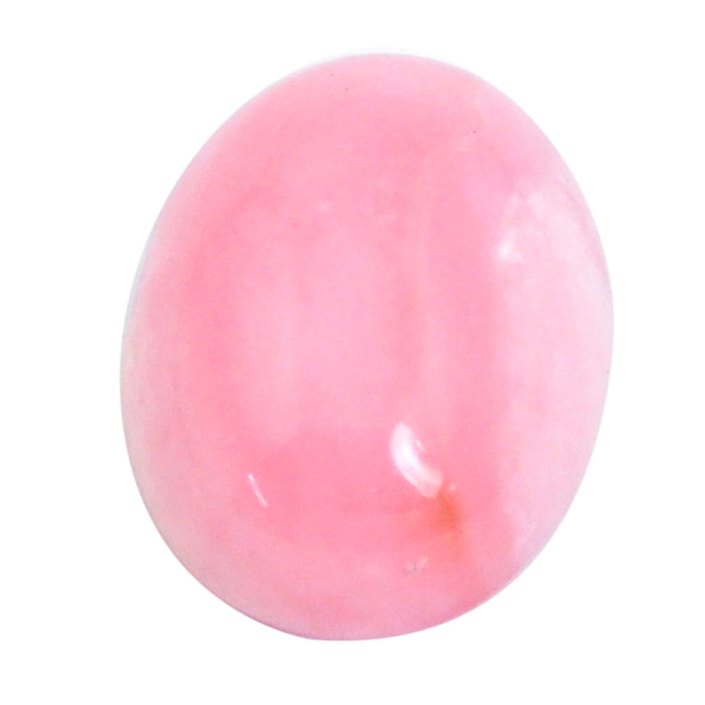 Natural 8.45cts opal pink cabochon 16x12 mm oval loose gemstone s10337